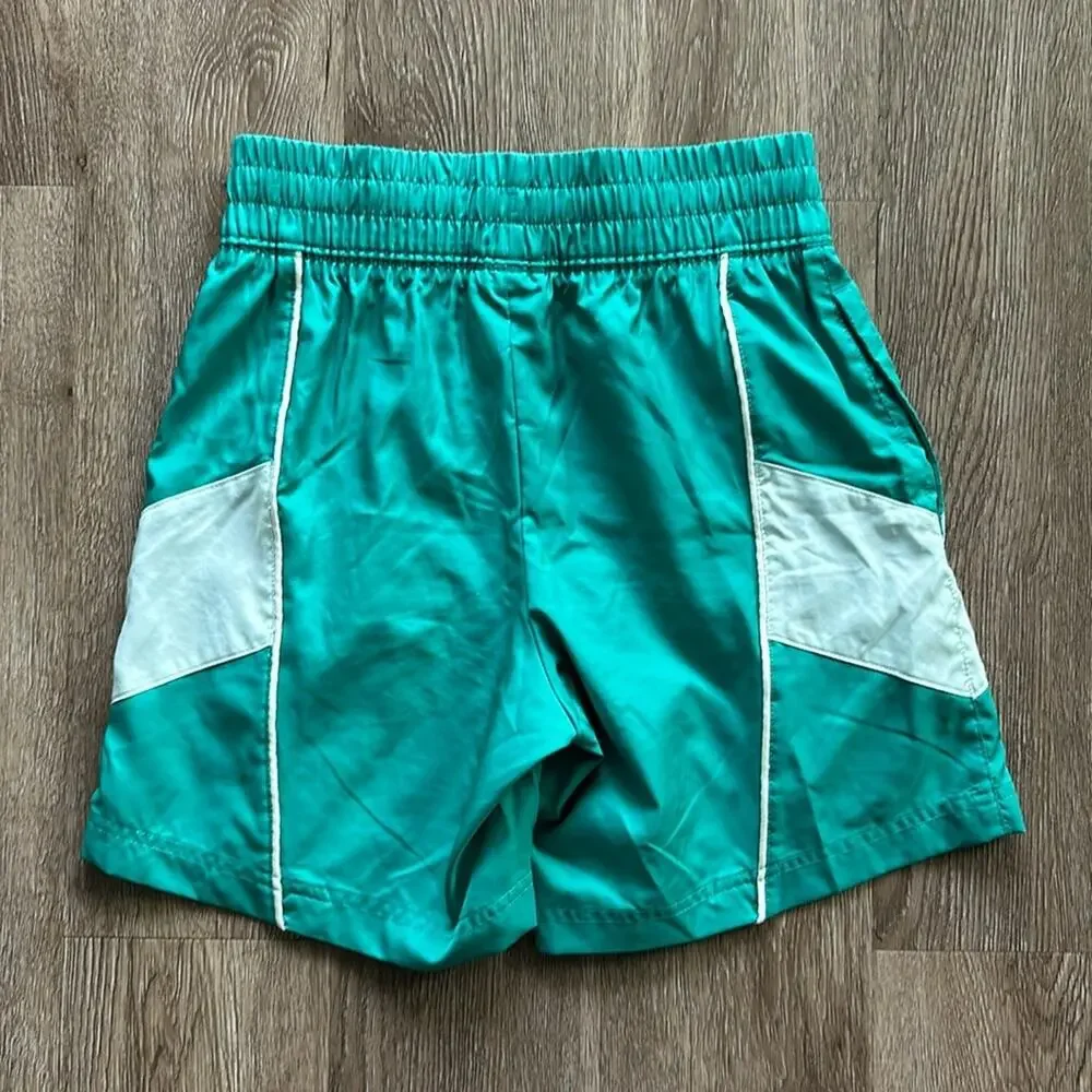 Nike‎  Sportswear Heritage Woven Shorts Green & White Size Large